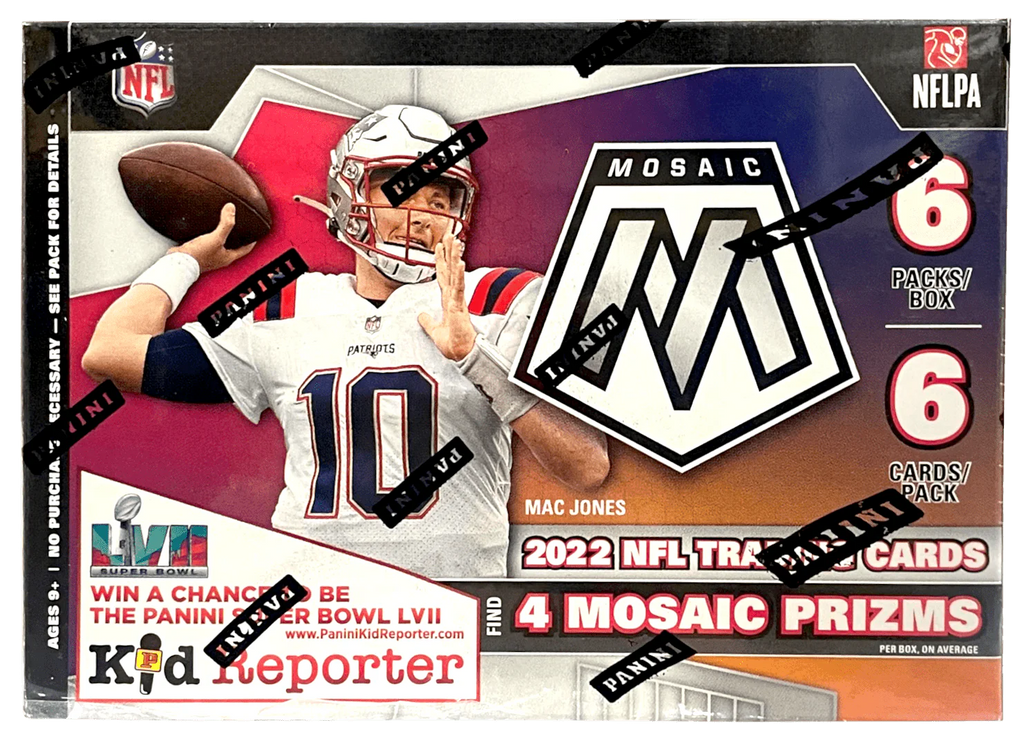 2022 Panini Mosaic Football Blaster Box Trading Cards B42739