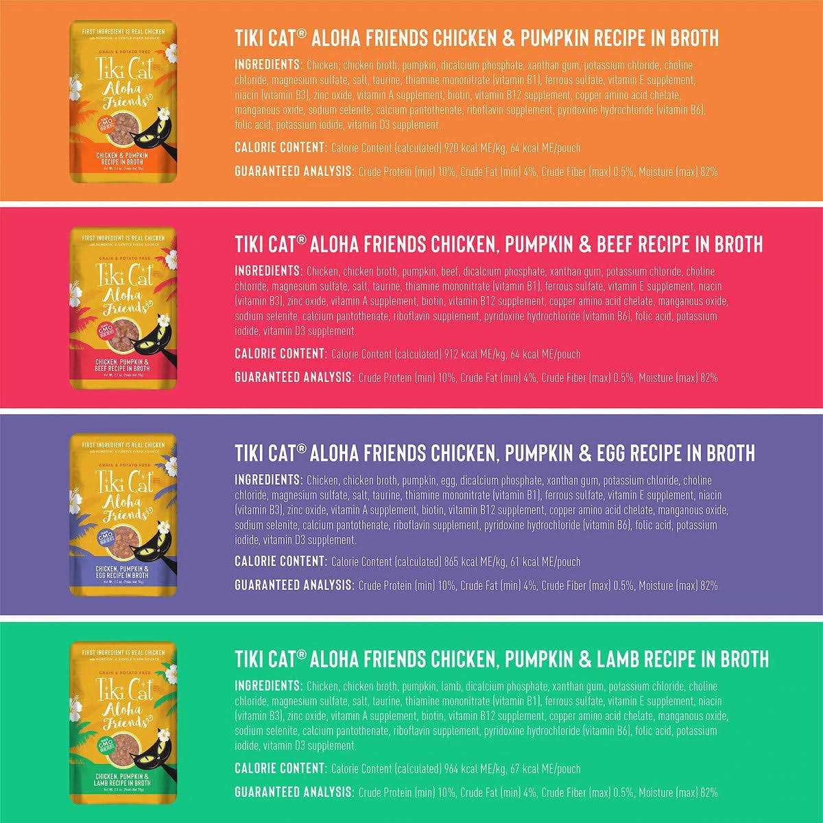 Chicken Grain-Free Wet Cat Food Variety Pack M659