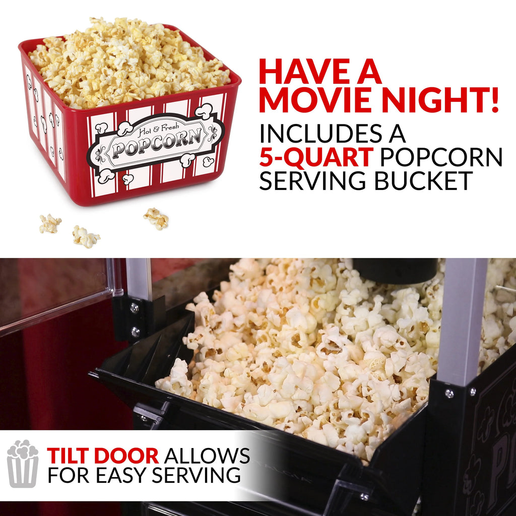 2.5 Ounce Popcorn Cart with 5-Quart Bowl J27645