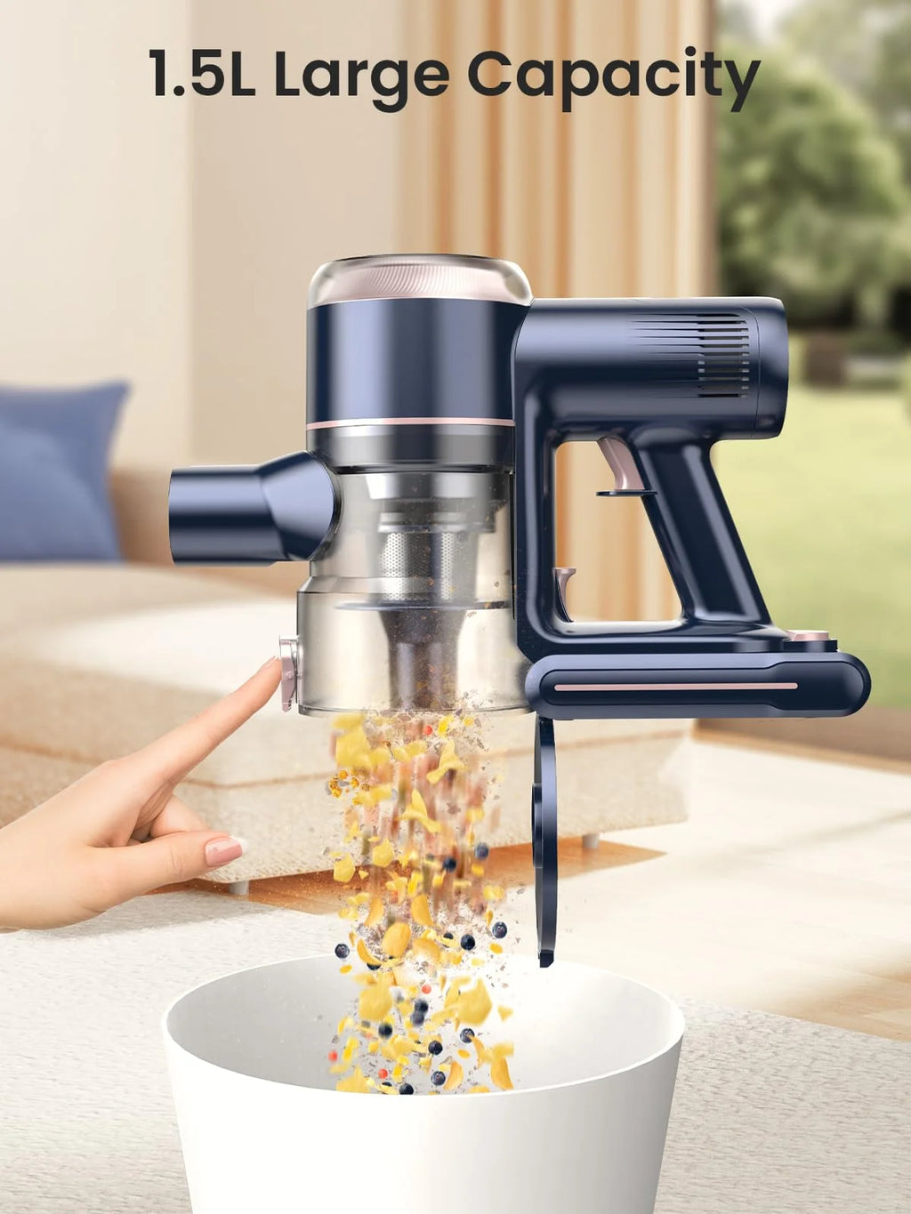 Cordless Stick Vacuum 60mins 450W 38KPa Lightweight A150739