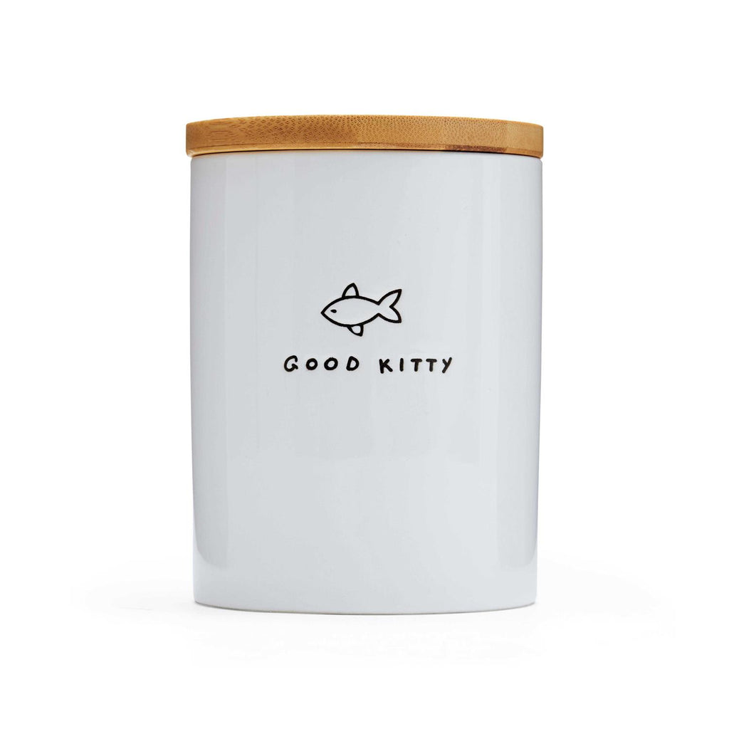 Ceramic Cat Treat Jar X463