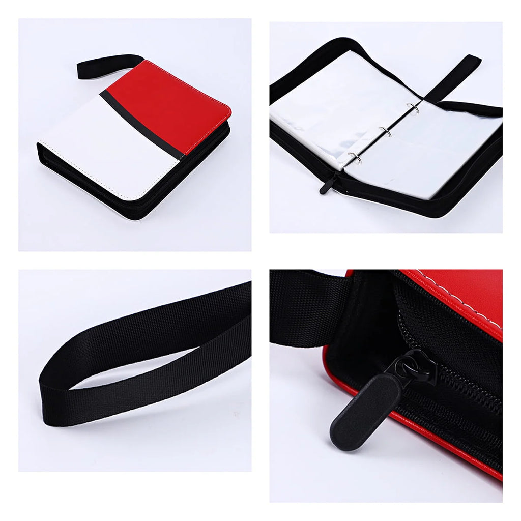 Black 4-Pocket Trading Card Binder I726