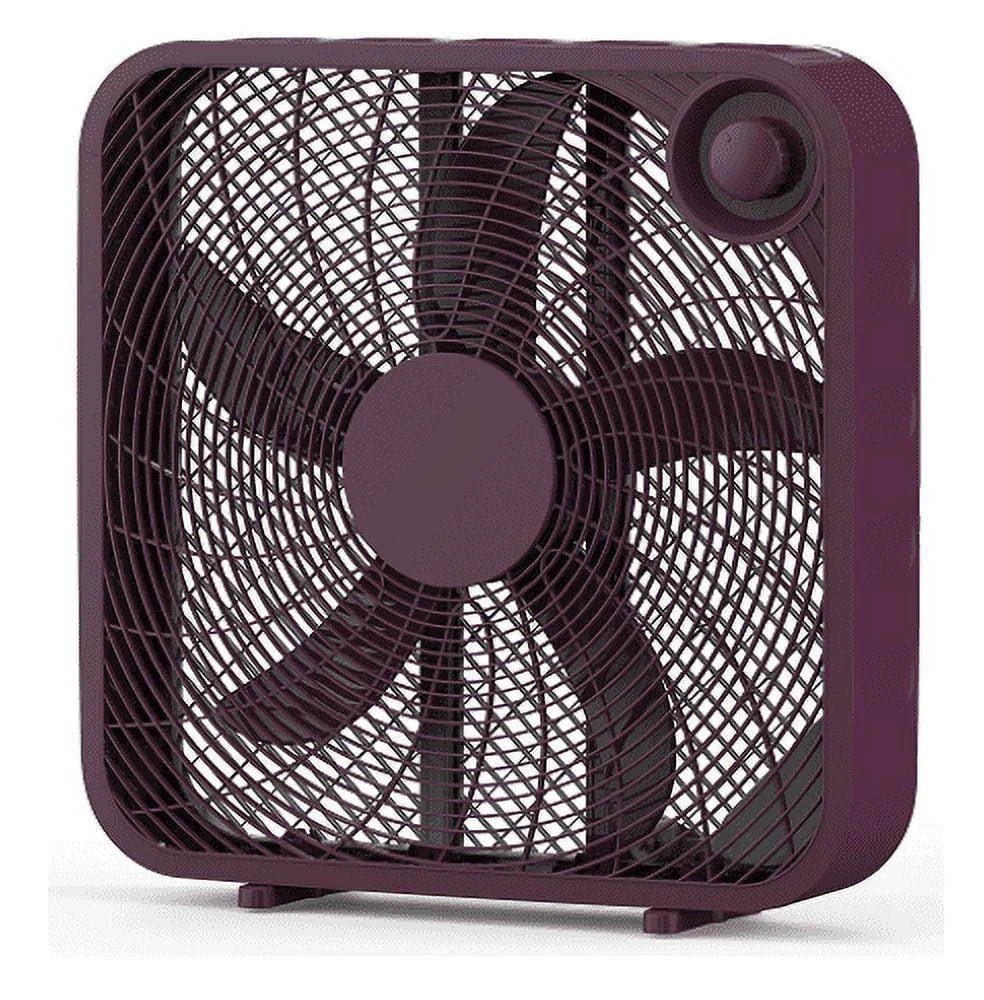 Black 3-Speed Portable Box Fan X28924