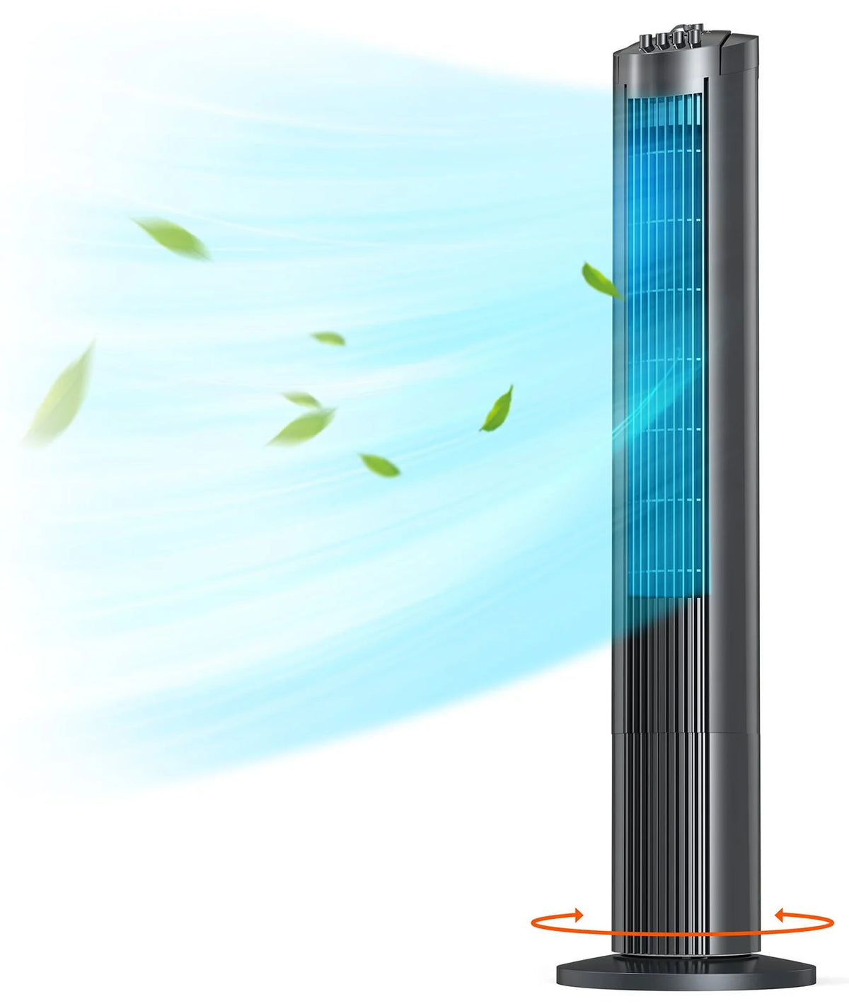 36" Oscillating Tower Fan, 3 Speeds, Timer P739