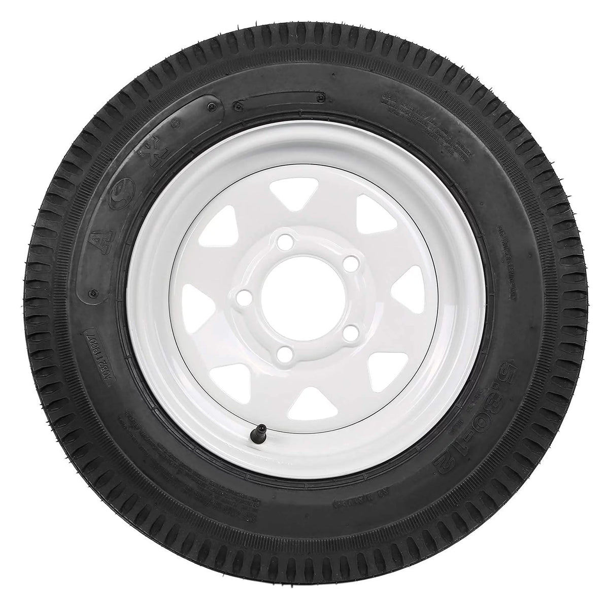 5.30-12 Trailer Tires with 12'' Rims, Set of 2 R4567