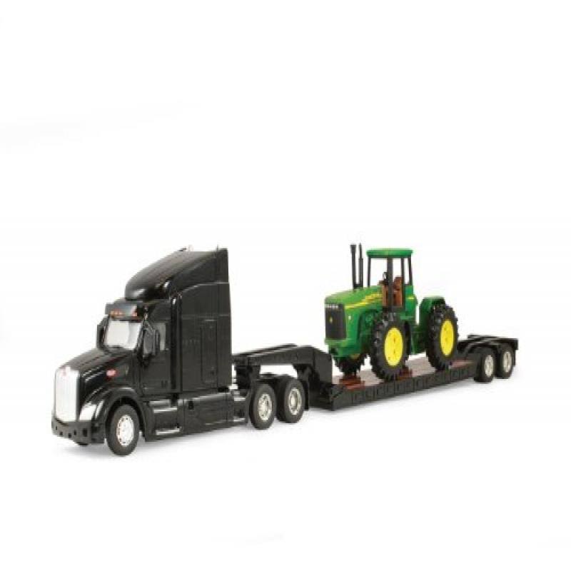 Peterbilt Semi with John Deere 4 Wheel Drive Tractor Q402
