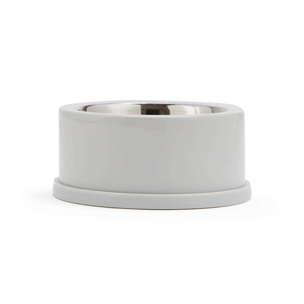 Stainless-Steel Grey Dog Bowl S640