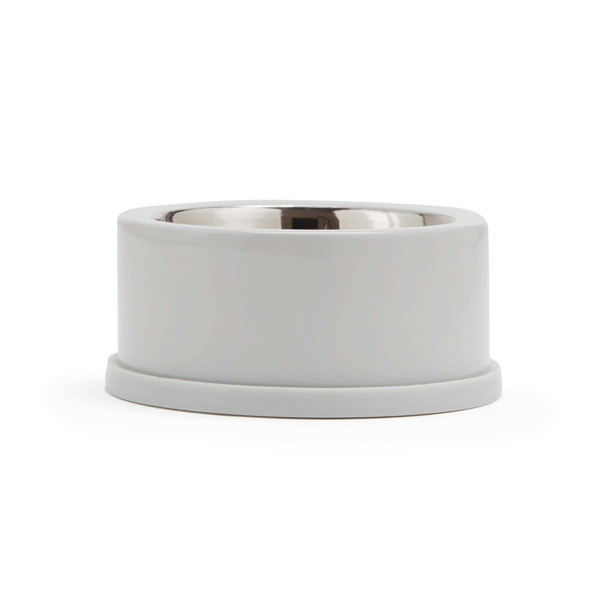 Stainless-Steel Grey Dog Bowl S640